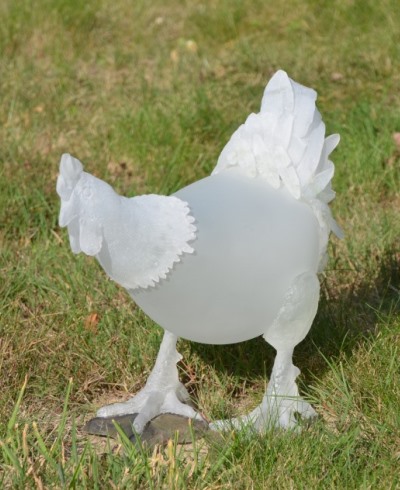 blown and kilncast glass